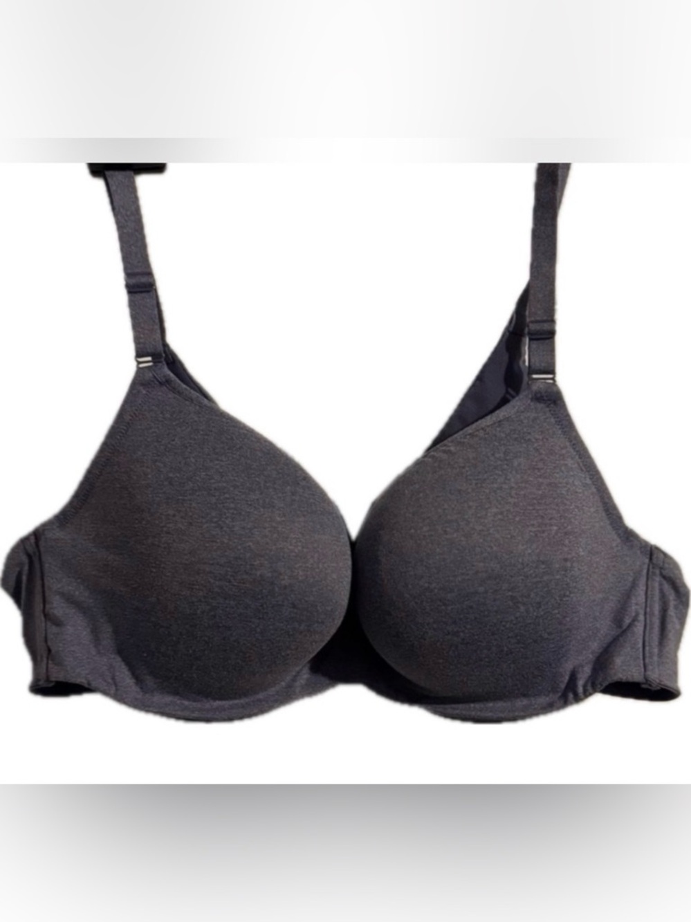 Torrid Curve Body™ Plunge Bra in Heather Grey sz 46B